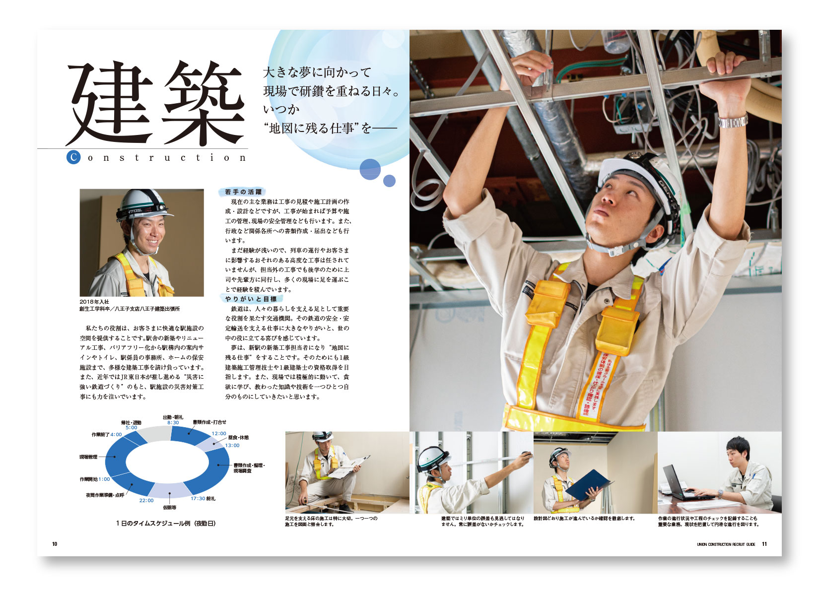 ユニオン建設株式会社様 入社案内パンフレット